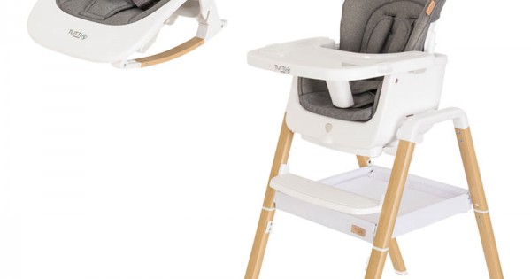 Tutti Bambini Nova Birth to 12 Years Complete Highchair Package, White/Oak