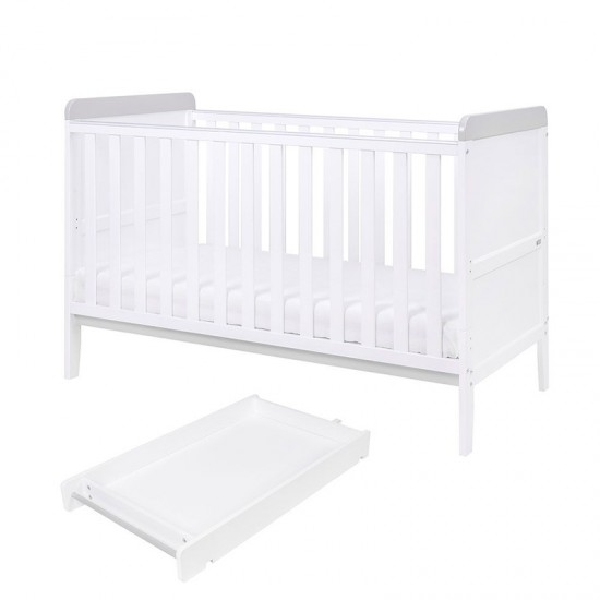 Tutti Bambini Rio 2 Piece Room Set, White & Dove Grey