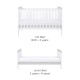 Tutti Bambini Rio 2 Piece Room Set, White & Dove Grey