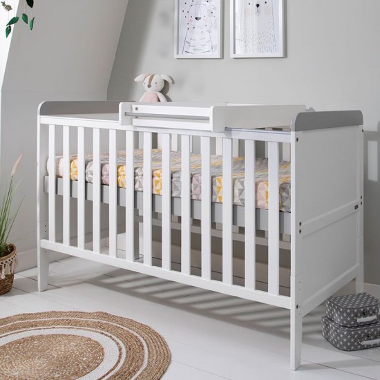 Tutti Bambini Rio 3 Piece Room Set, White & Dove Grey