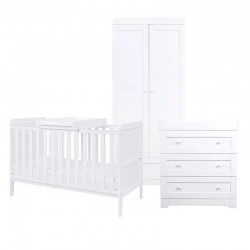 Tutti Bambini Rio 3 Piece Room Set, White