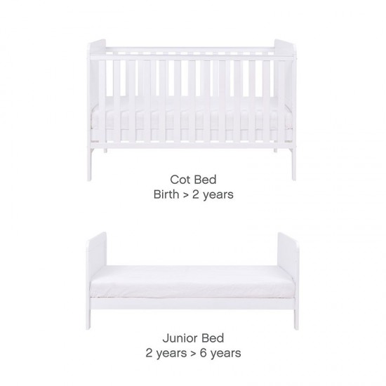 Tutti Bambini Rio 2 Piece Room Set, White