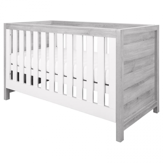 Tutti Bambini Modena 3 Piece Room Set, Grey Ash & White