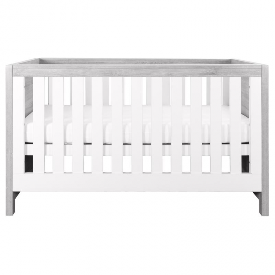 Tutti Bambini Modena 3 Piece Room Set, Grey Ash & White