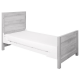 Tutti Bambini Modena Cot Bed, Grey Ash & White