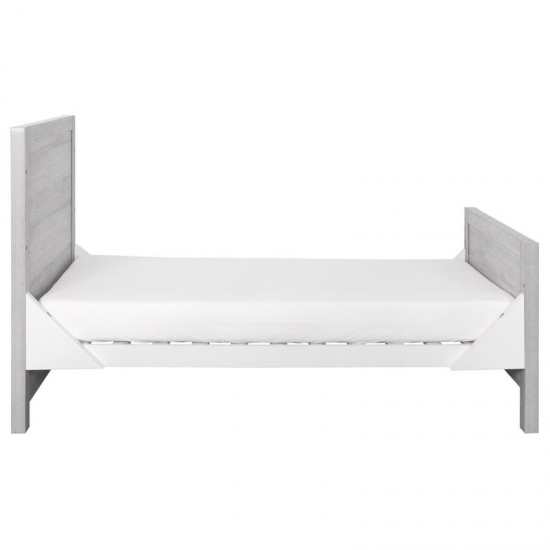 Tutti Bambini Modena Cot Bed, Grey Ash & White