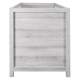 Tutti Bambini Modena Cot Bed, Grey Ash & White