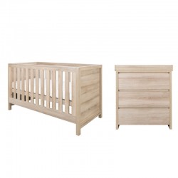 Tutti Bambini Modena 2 Piece Room Set, Oak