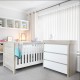 Tutti Bambini Modena 2 Piece Room Set, White & Oak