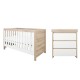 Tutti Bambini Modena 2 Piece Room Set, White & Oak