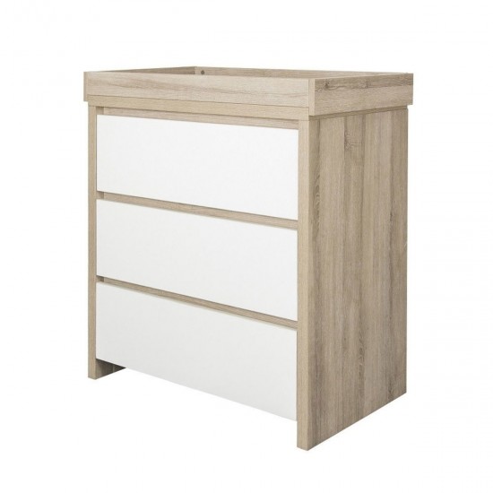 Tutti Bambini Modena Chest Changer, Oak / White