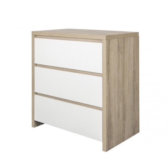 Tutti Bambini Modena Chest Changer, Oak / White