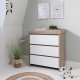 Tutti Bambini Modena Chest Changer, Oak / White