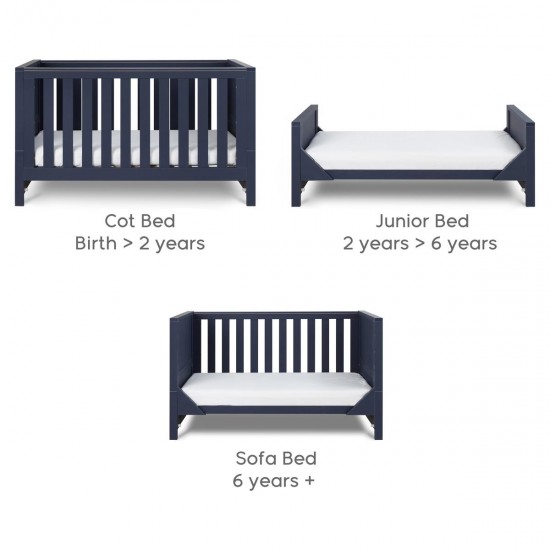 Tutti Bambini Tivoli Cot Bed, Navy