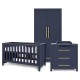 Tutti Bambini Tivoli 3 Piece Room Set, Navy