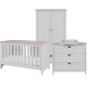 Tutti Bambini Verona 3 Piece Room Set, Dove Grey/Oak