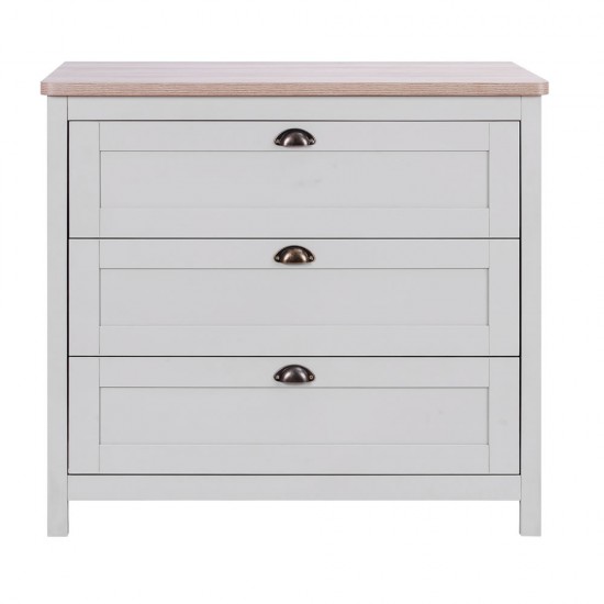 Tutti Bambini Verona 2 Piece Room Set, Dove Grey/Oak