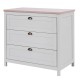 Tutti Bambini Verona 2 Piece Room Set, Dove Grey/Oak