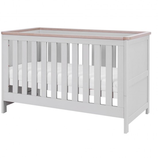 Tutti Bambini Verona 3 Piece Room Set, Dove Grey/Oak