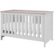 Tutti Bambini Verona Cot Bed, Dove Grey/Oak