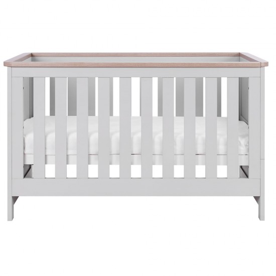 Tutti Bambini Verona Cot Bed, Dove Grey/Oak