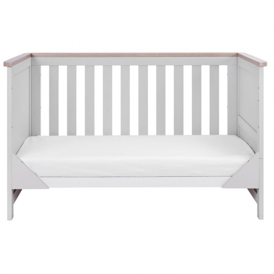 Tutti Bambini Verona Cot Bed, Dove Grey/Oak