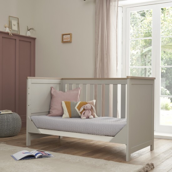 Tutti Bambini Verona 2 Piece Room Set, Dove Grey/Oak