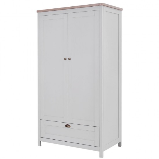 Tutti Bambini Verona Wardrobe, Dove Grey/Oak