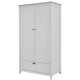 Tutti Bambini Verona Wardrobe, Dove Grey/Oak