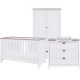 Tutti Bambini Verona 3 Piece Room Set, White/Oak