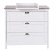 Tutti Bambini Verona 2 Piece Room Set, White/Oak