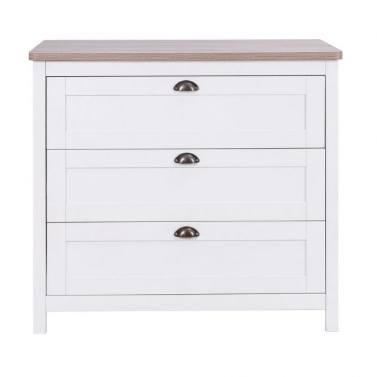 Tutti Bambini Verona 2 Piece Room Set, White/Oak