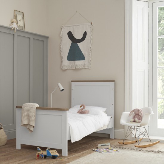 Tutti Bambini Verona 3 Piece Room Set, White/Oak