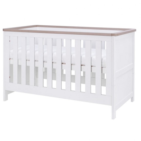 Tutti Bambini Verona 2 Piece Room Set, White/Oak