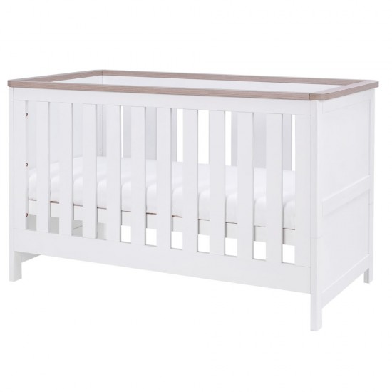 Tutti Bambini Verona Cot Bed, White/Oak