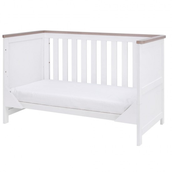 Tutti Bambini Verona 2 Piece Room Set, White/Oak