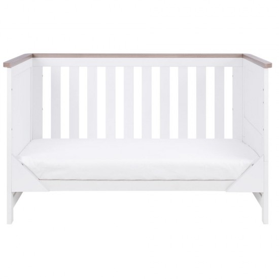 Tutti Bambini Verona 3 Piece Room Set, White/Oak