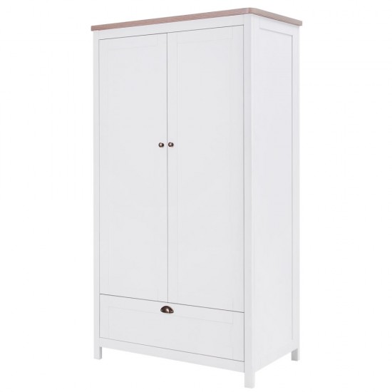 Tutti Bambini Verona Wardrobe, White/Oak