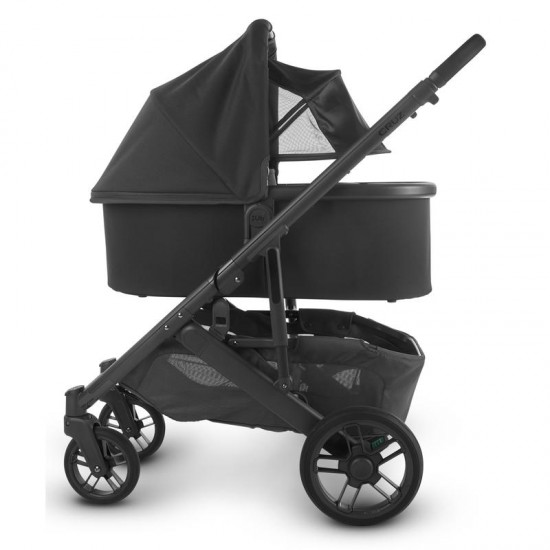 Uppababy CRUZ V2 Pushchair + Carrycot + Mesa + Base i-Size Travel System, Jake Black