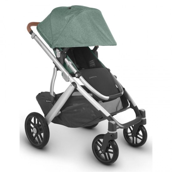 Uppababy VISTA V2 Tandem Pushchair, Emmett Sage Green Melange