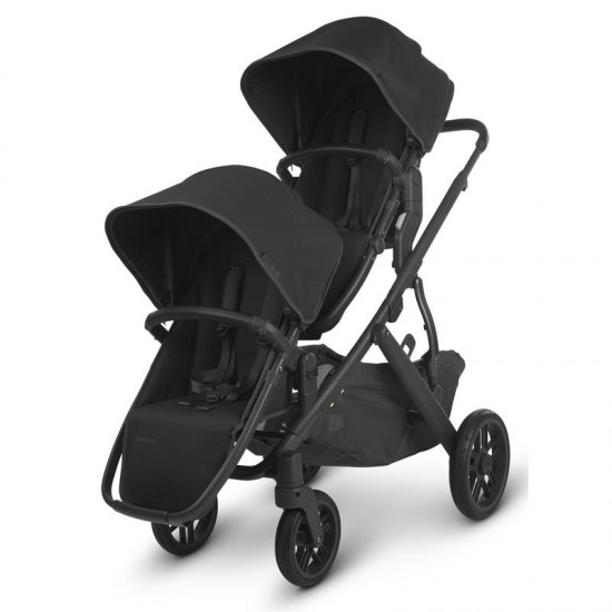 Uppababy VISTA V2 Twin Tandem Pushchair, Jake Black