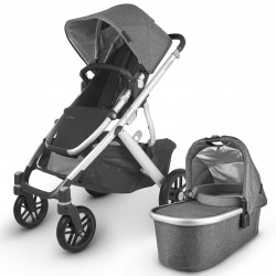 Uppababy VISTA V2 Pushchair & Pram, Jordan Grey Melange