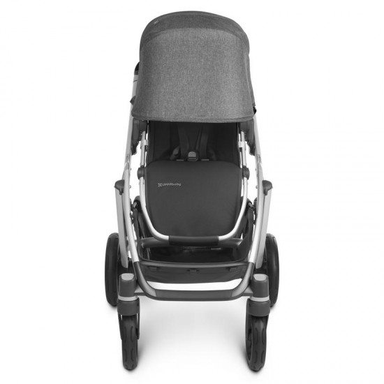 Uppababy VISTA V2 Pushchair & Pram + Accessories Bundle, Jordan Grey Melange