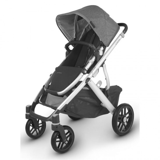 Uppababy VISTA V2 Pushchair & Pram, Jordan Grey Melange Uppababy VISTA V2 Pushchair & Pram, Jordan Grey Melange