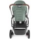 Uppababy CRUZ V2 Pushchair + Carrycot + Mesa + Base i-Size Travel System, Emmett Sage Green Melange