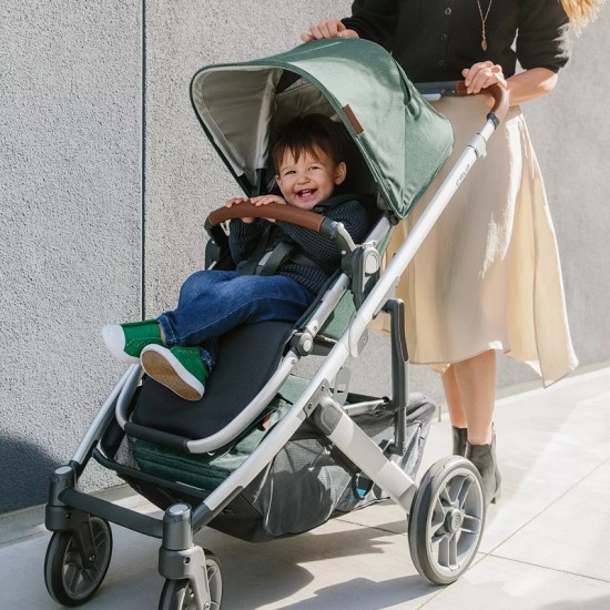 Uppababy CRUZ V2 Pushchair, Emmett Sage Green Melange