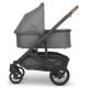 Uppababy CRUZ V2 Pushchair + Carrycot + Mesa + Base i-Size Travel System, Greyson Charcoal Melange