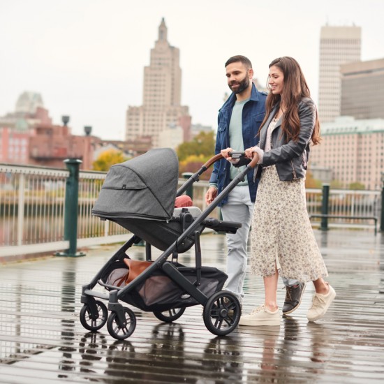 Uppababy CRUZ V2 Pushchair + Carrycot + Pebble 360 + Base Travel System, Greyson