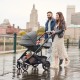 Uppababy CRUZ V2 Pushchair + Carrycot + Mesa + Base i-Size Travel System, Greyson Charcoal Melange