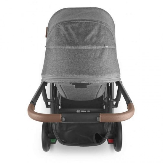 Uppababy CRUZ V2 Pushchair + Carrycot + Cabriofix i-Size + Base Travel System, Greyson